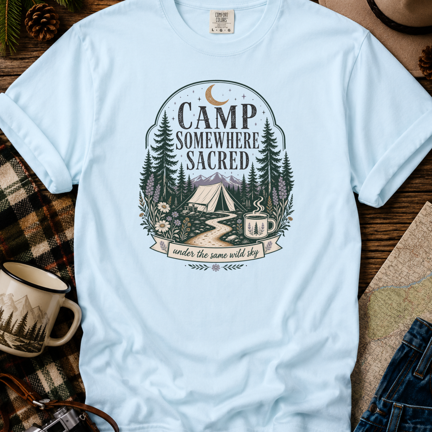 Camp Somewhere Sacred T-Shirt