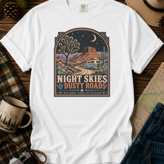 Night Skies & Dusty Roads Graphic T-Shirt