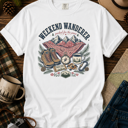 Weekend Wanderer Adventure Graphic Tee