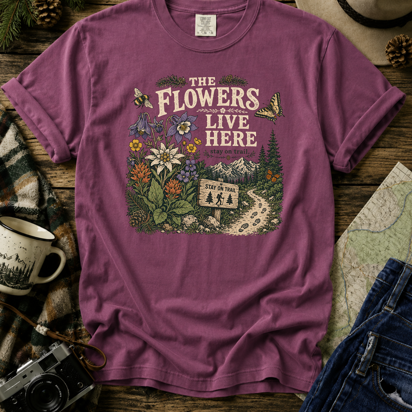 Botanical Nature Graphic Tee