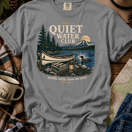 Quiet Water Club Canoe T-Shirt