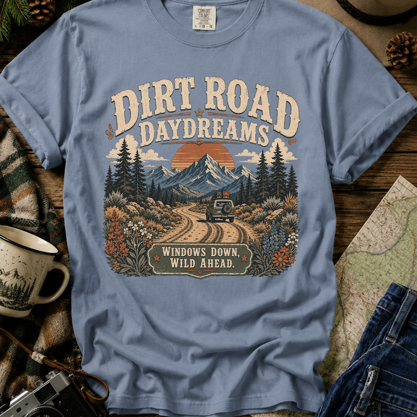 Dirt Road Daydreams Graphic T-Shirt