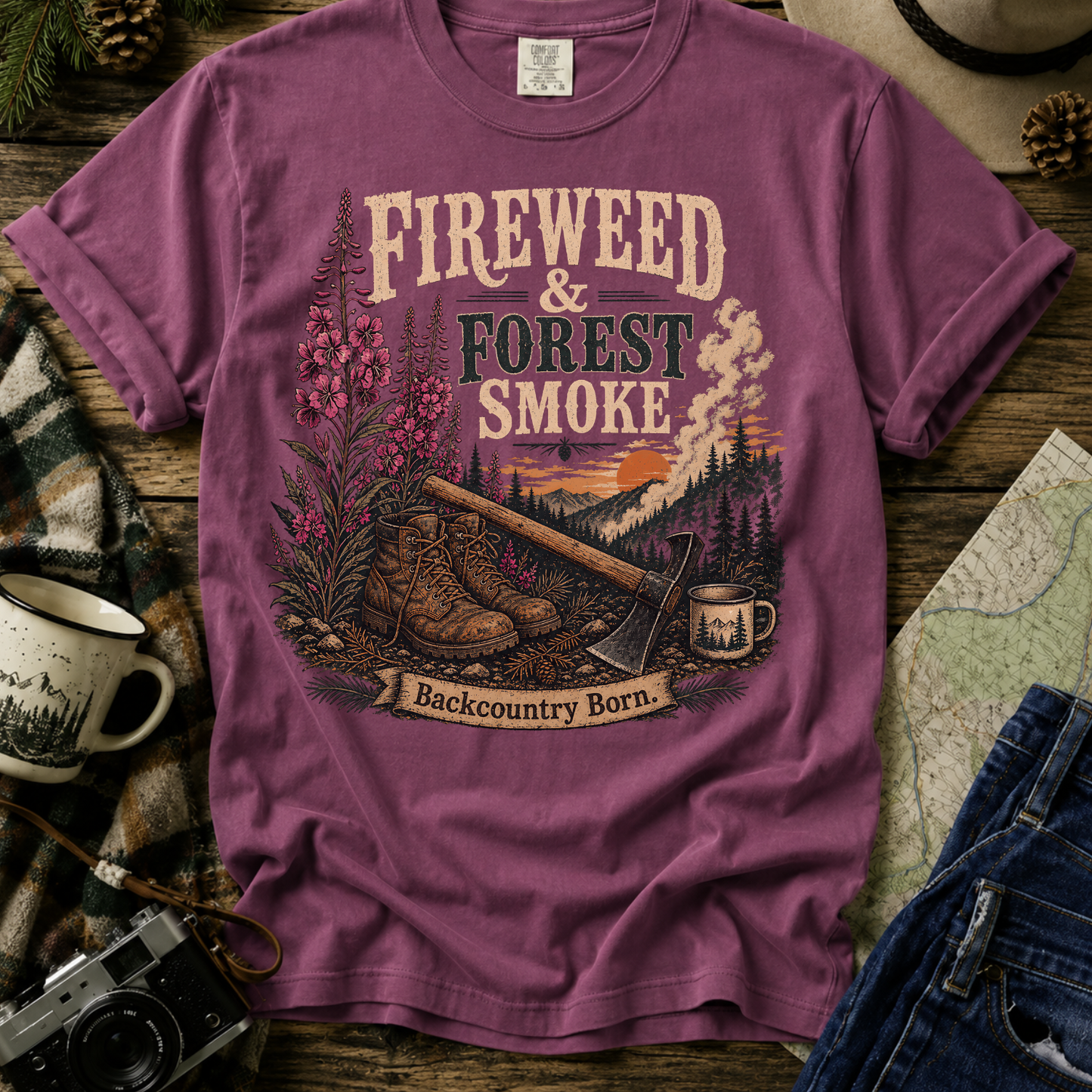 Fireweed Forest Smoke Tee