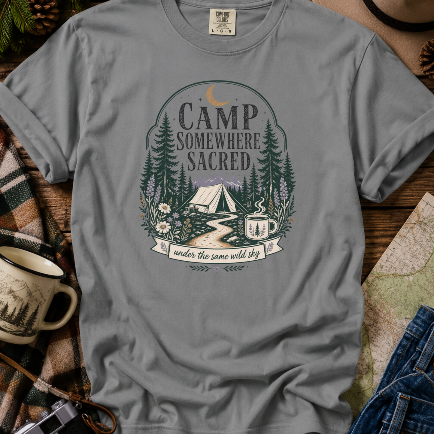 Camp Somewhere Sacred T-Shirt