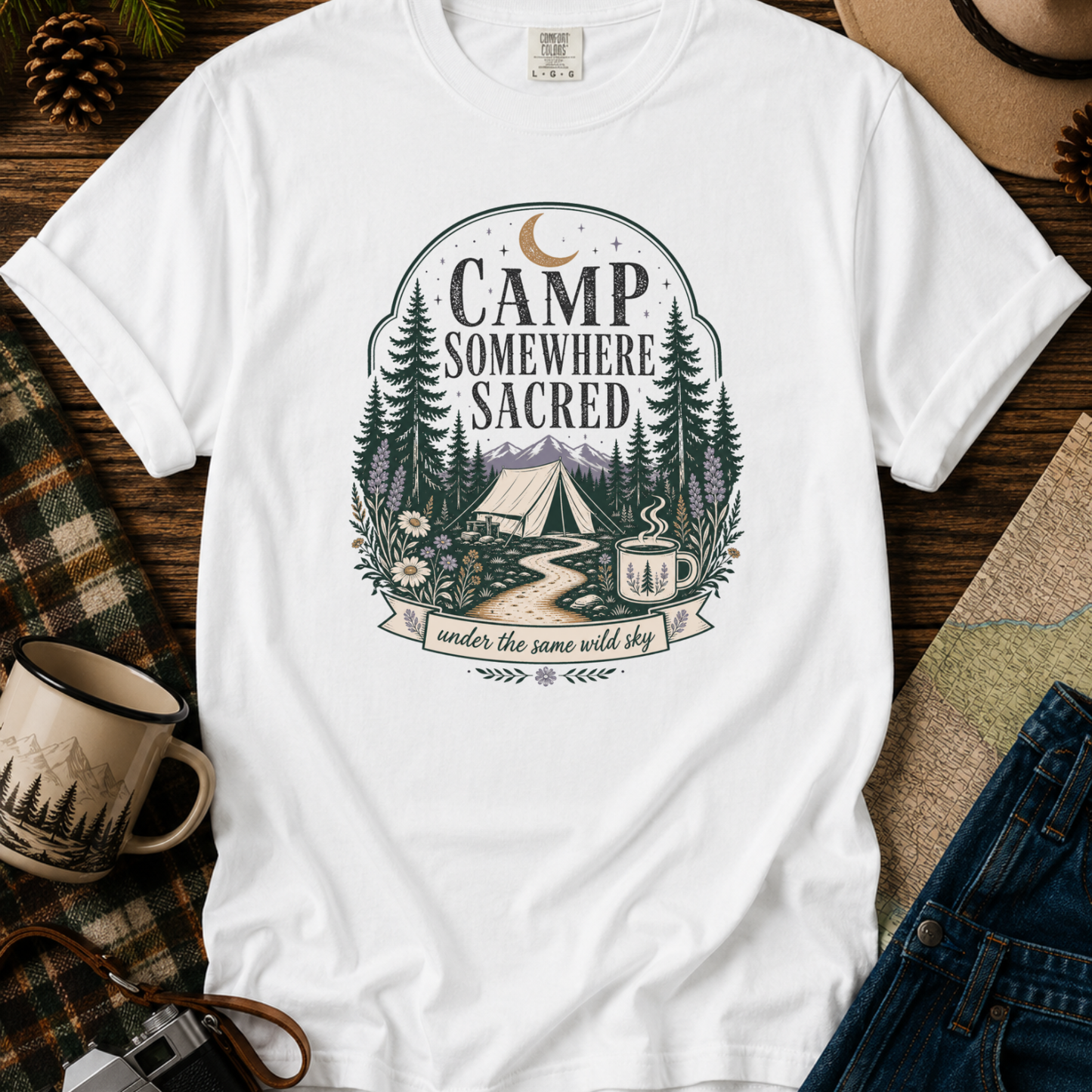 Camp Somewhere Sacred T-Shirt