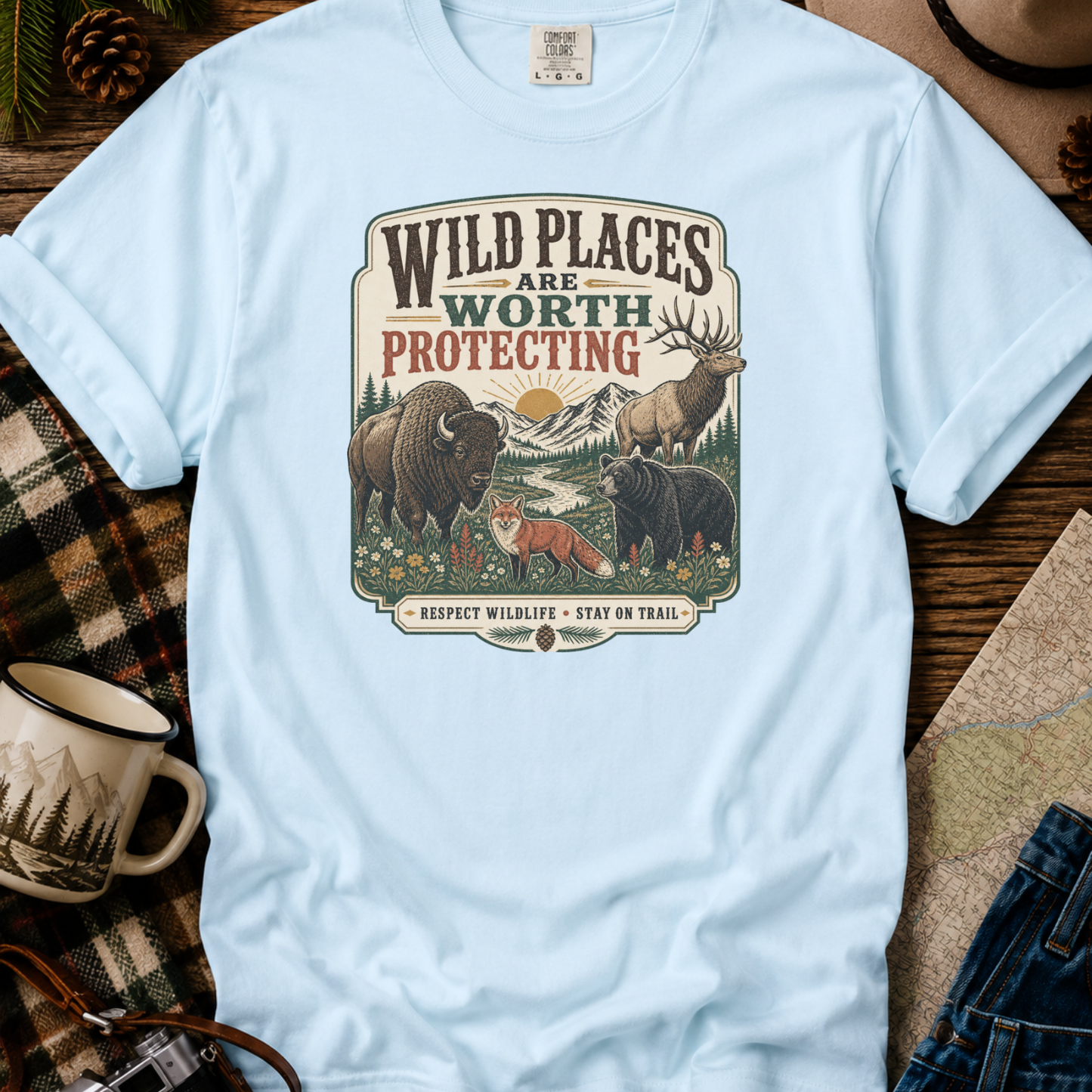 Wild Places Worth Protecting T-Shirt
