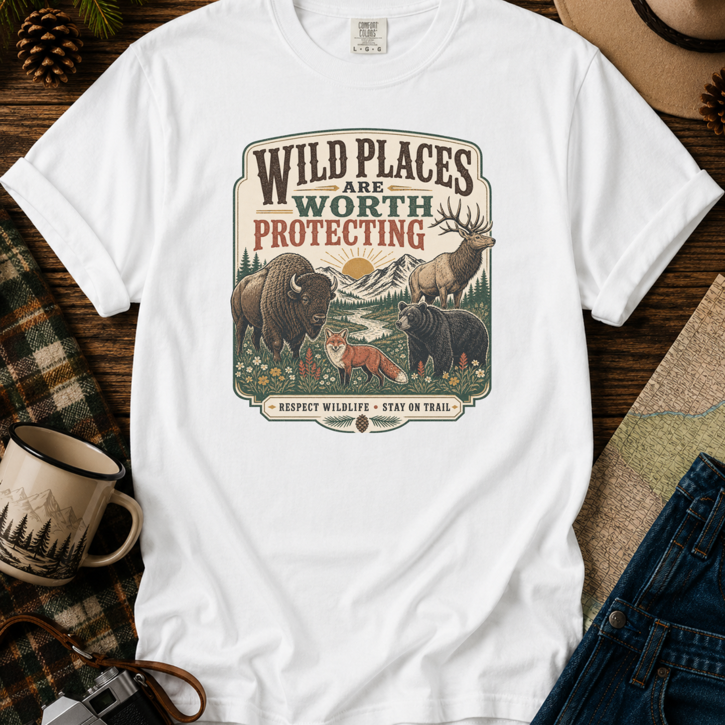 Wild Places Worth Protecting T-Shirt