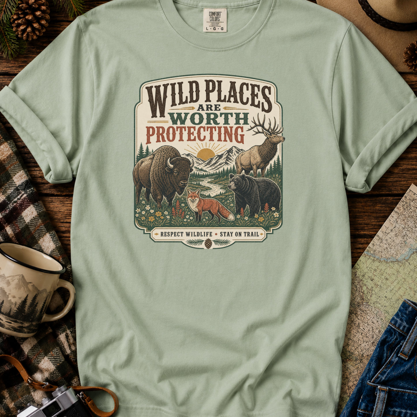 Wild Places Worth Protecting T-Shirt
