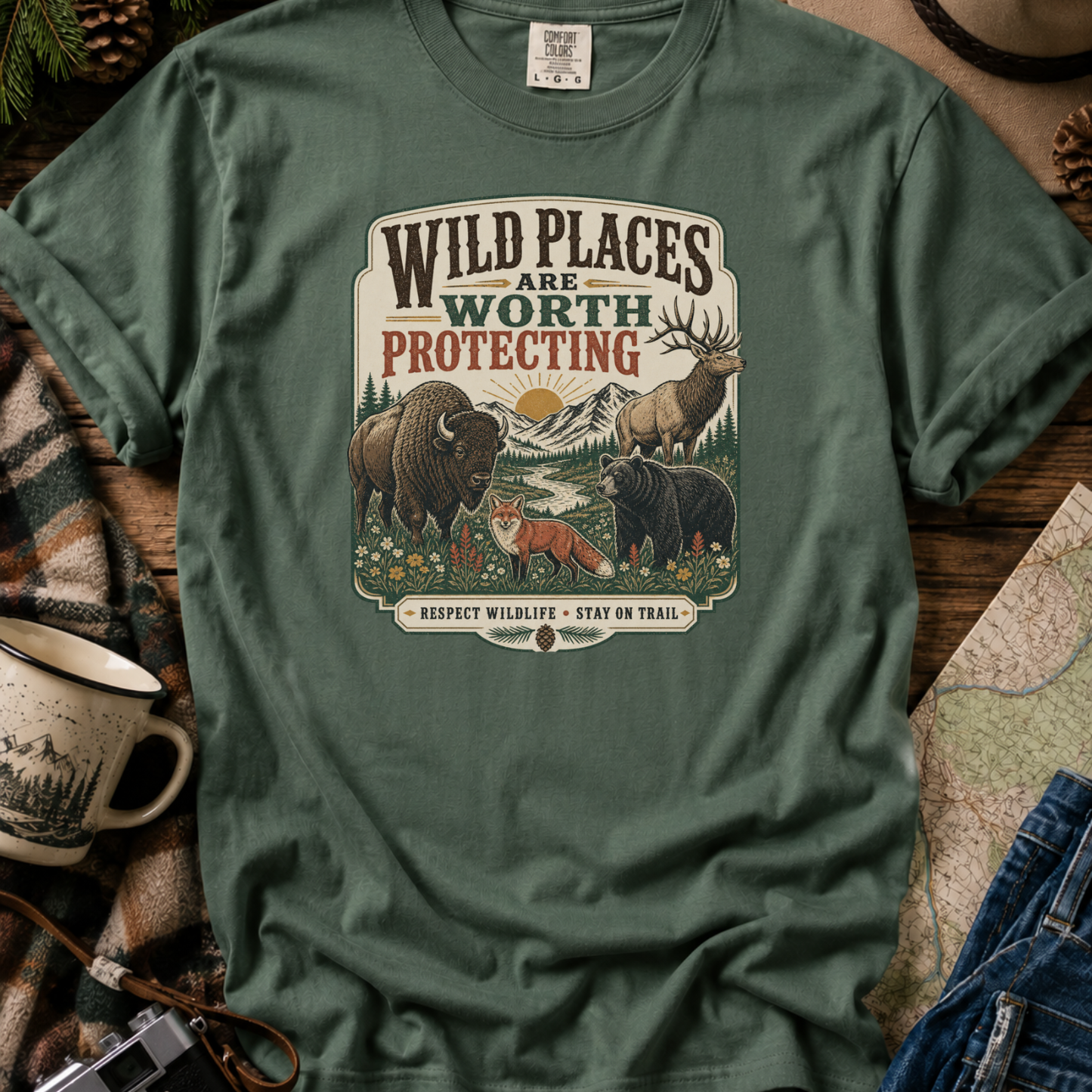 Wild Places Worth Protecting T-Shirt