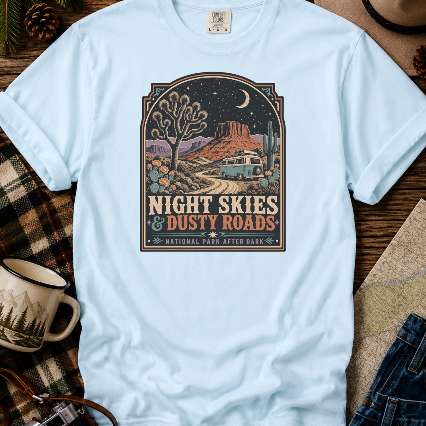 Night Skies & Dusty Roads Graphic T-Shirt