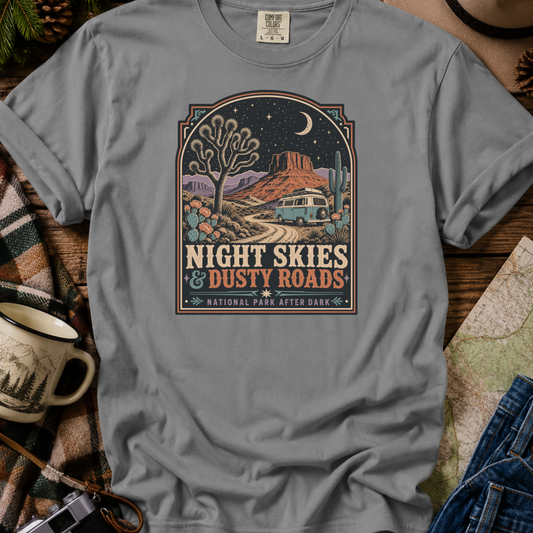 Night Skies & Dusty Roads Graphic T-Shirt