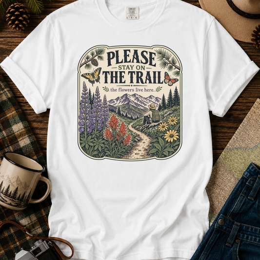 Vintage Hiking Nature Graphic