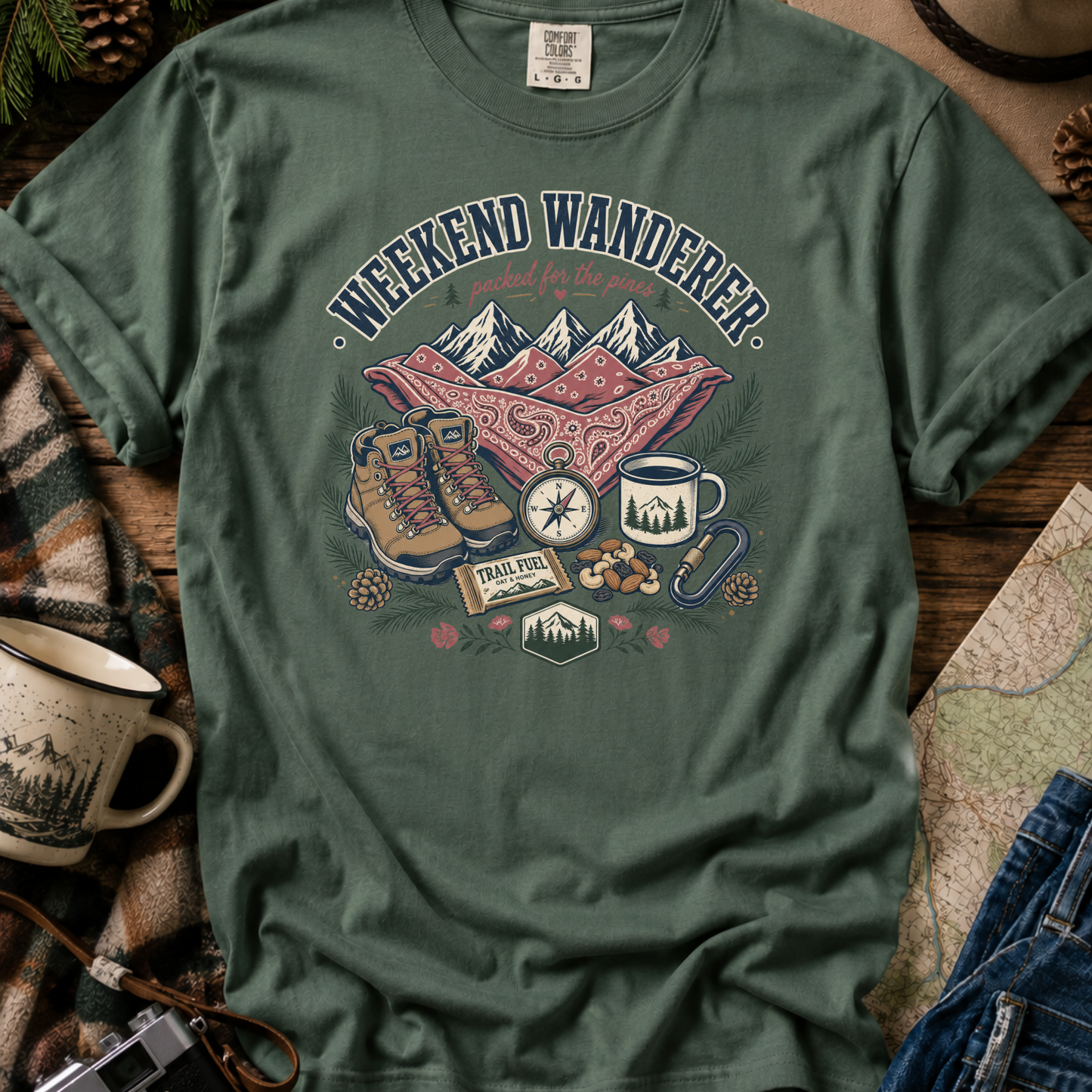 Weekend Wanderer Adventure Graphic Tee