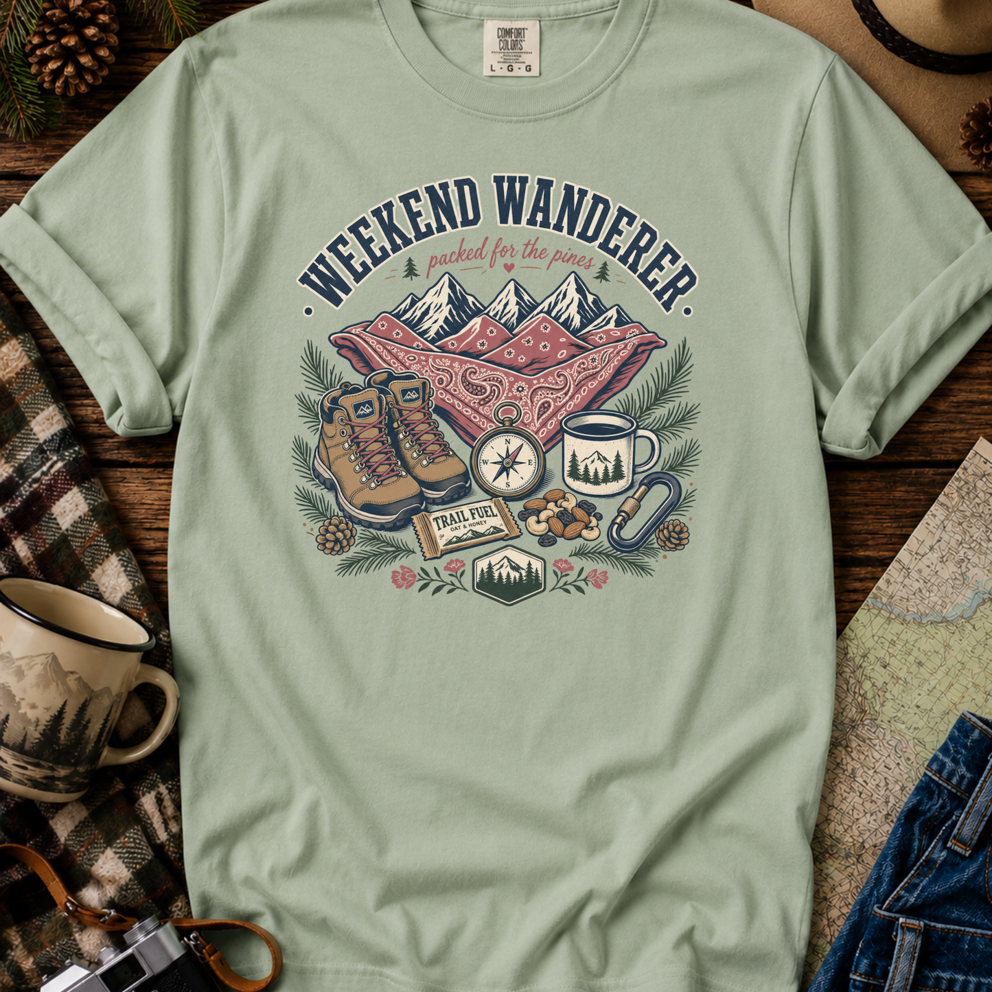 Weekend Wanderer Adventure Graphic Tee