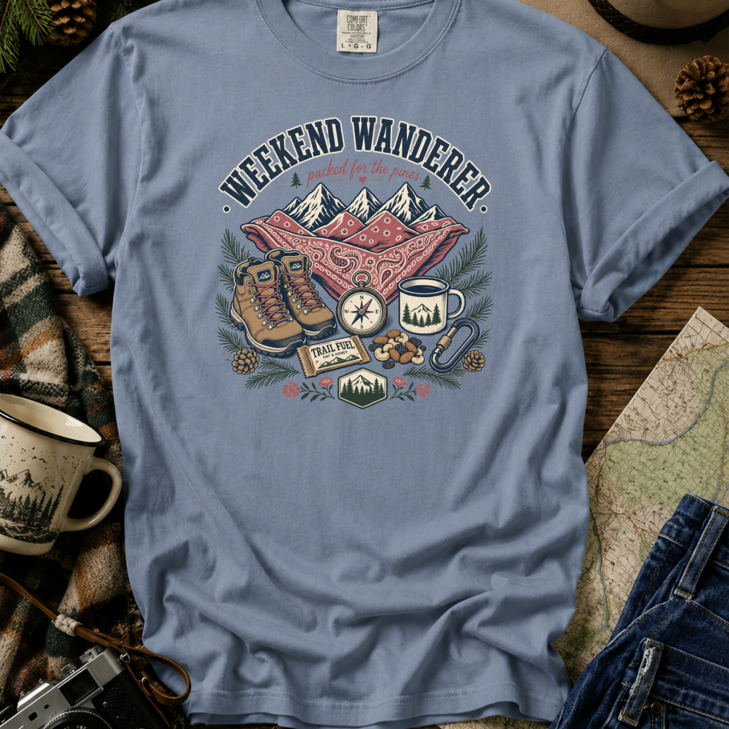 Weekend Wanderer Adventure Graphic Tee