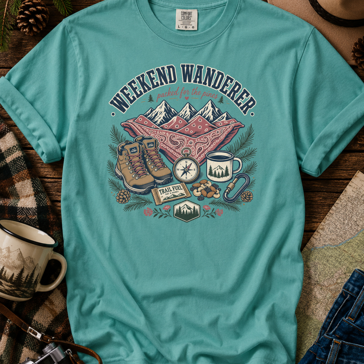 Weekend Wanderer Adventure Graphic Tee