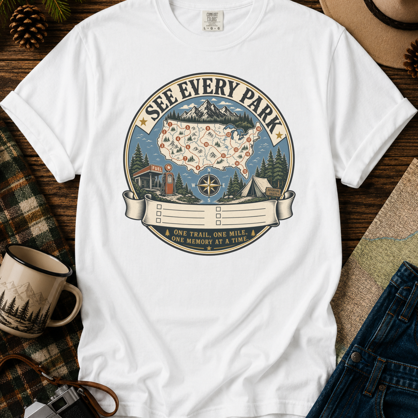 See Every Park T-Shirt National Park Tee