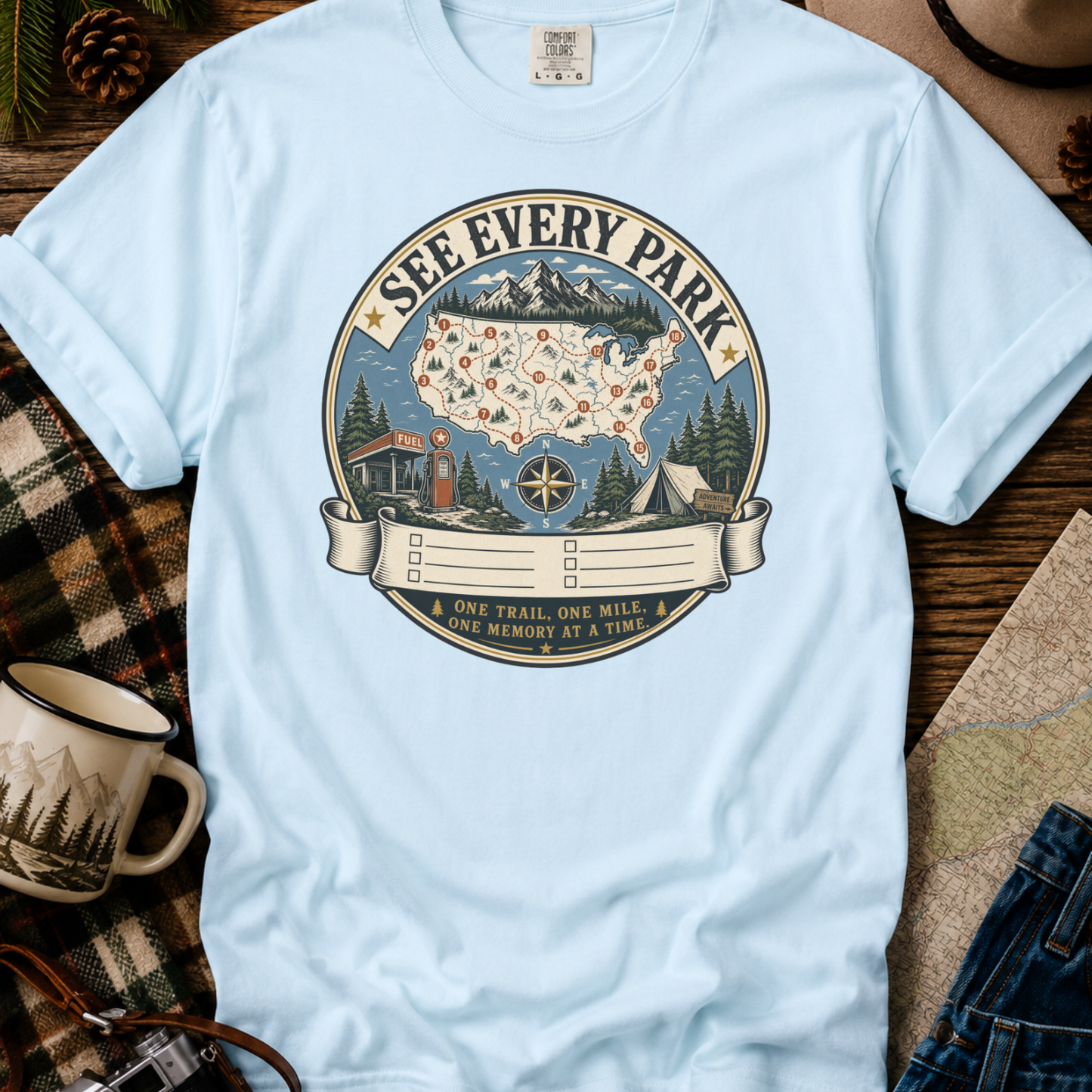 See Every Park T-Shirt National Park Tee