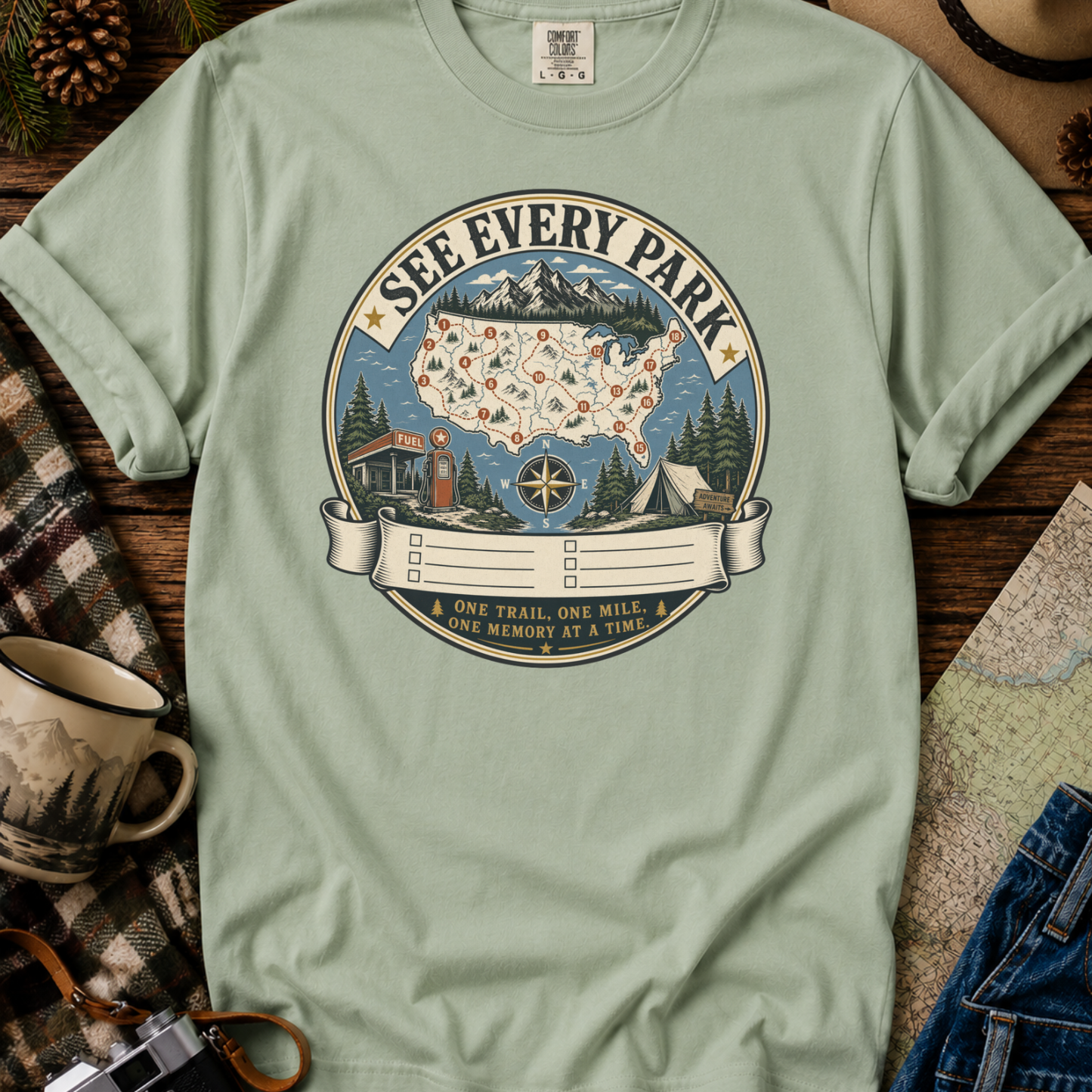 See Every Park T-Shirt National Park Tee