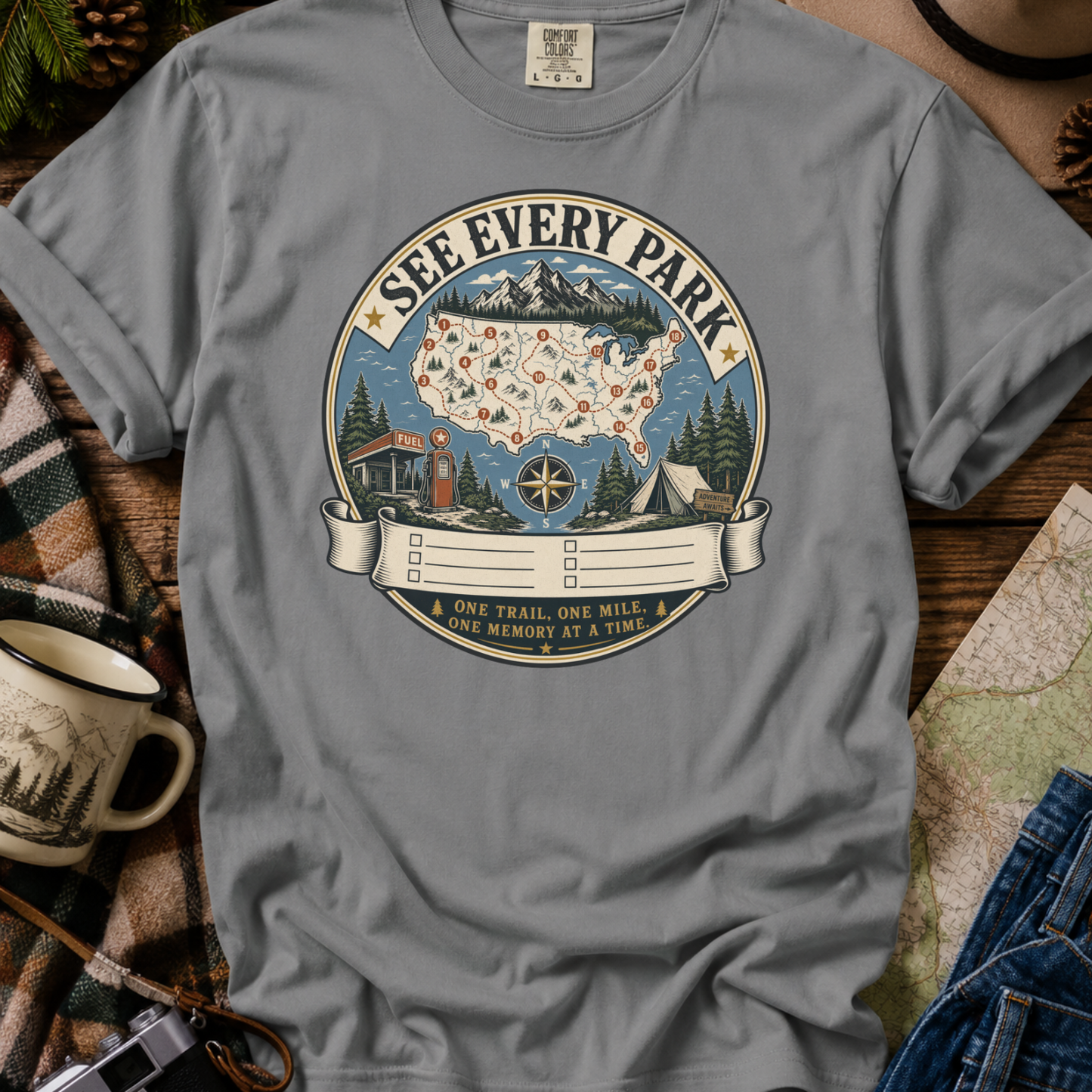 See Every Park T-Shirt National Park Tee