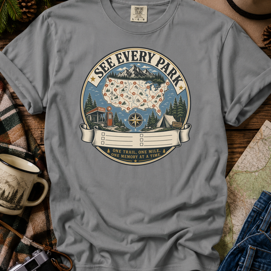 See Every Park T-Shirt National Park Tee