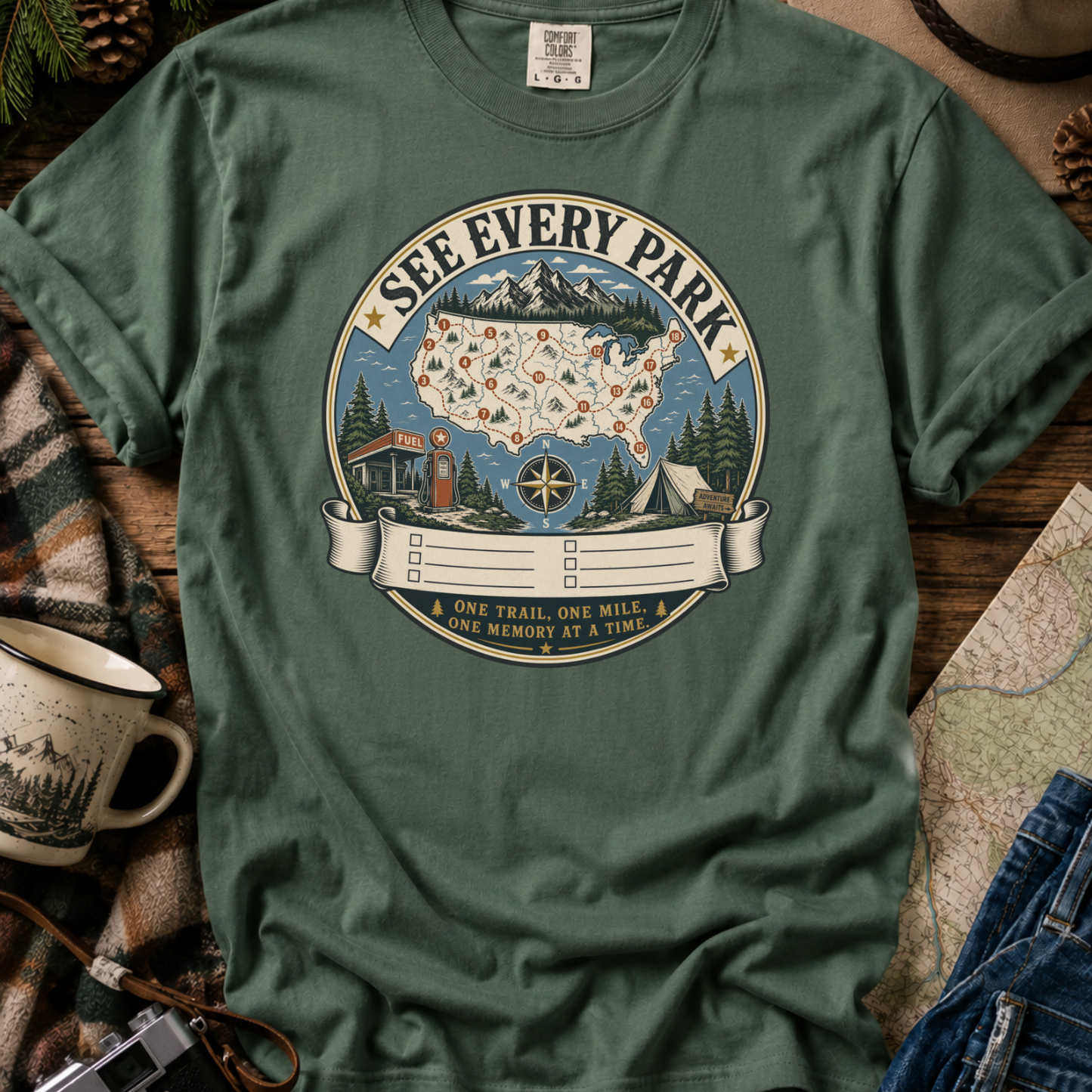 See Every Park T-Shirt National Park Tee