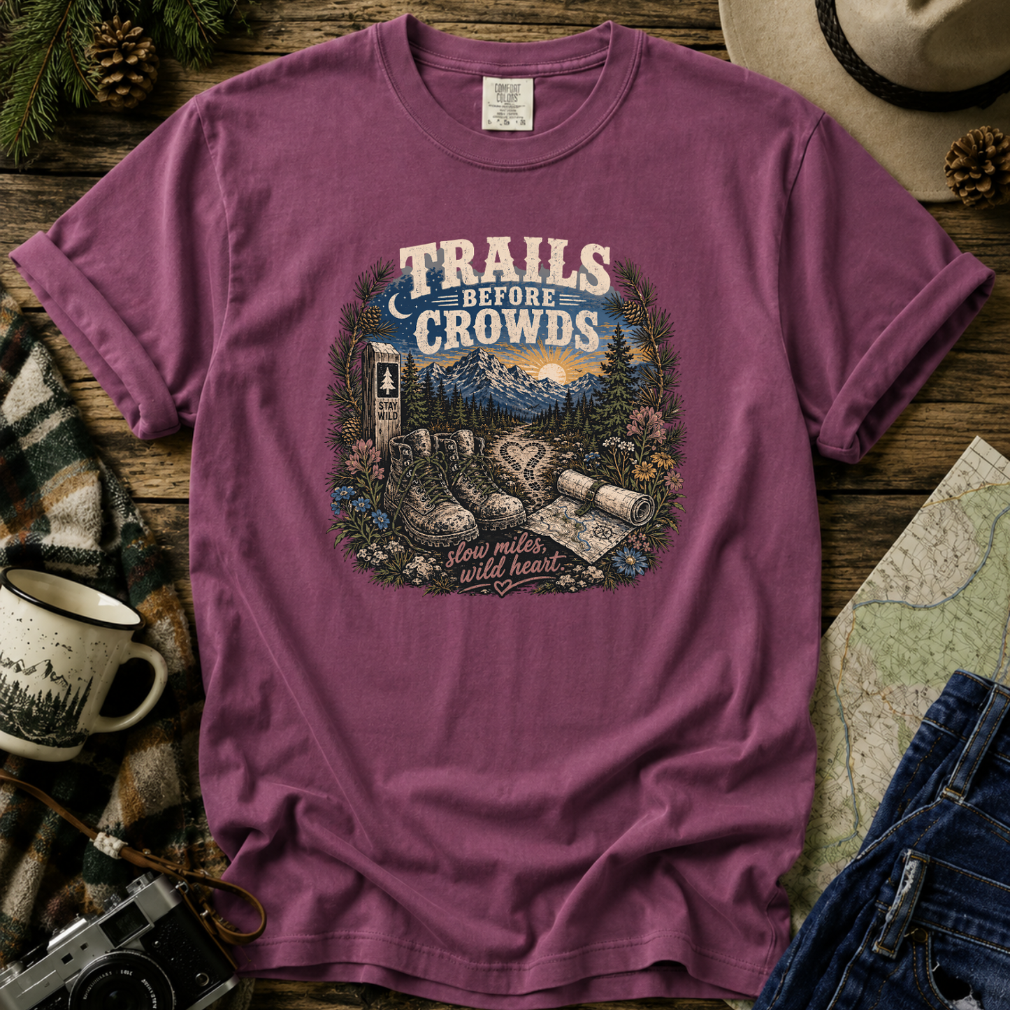 Trails Before Crowds T-Shirt