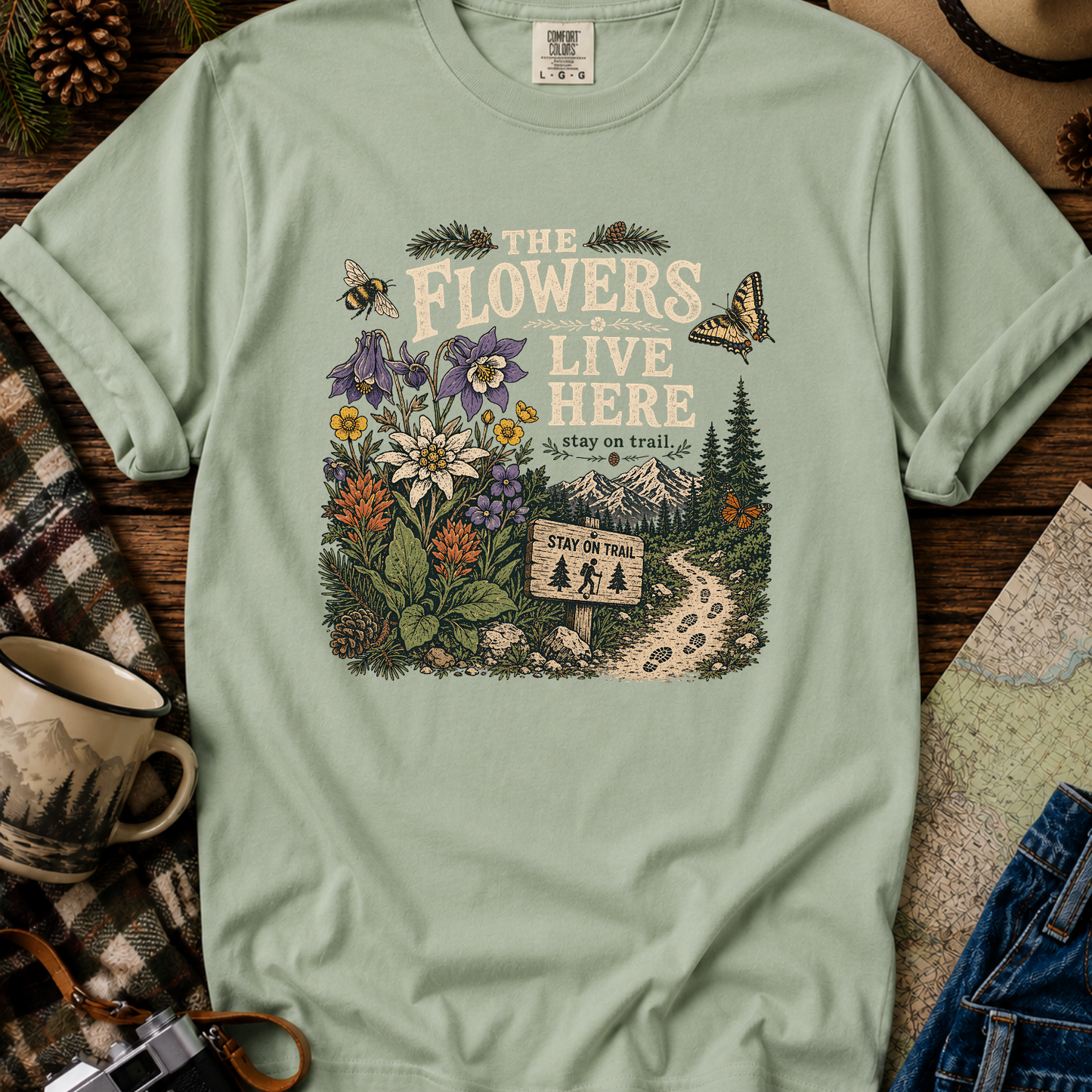 Botanical Nature Graphic Tee