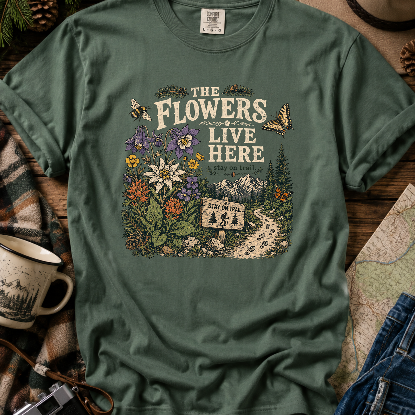Botanical Nature Graphic Tee