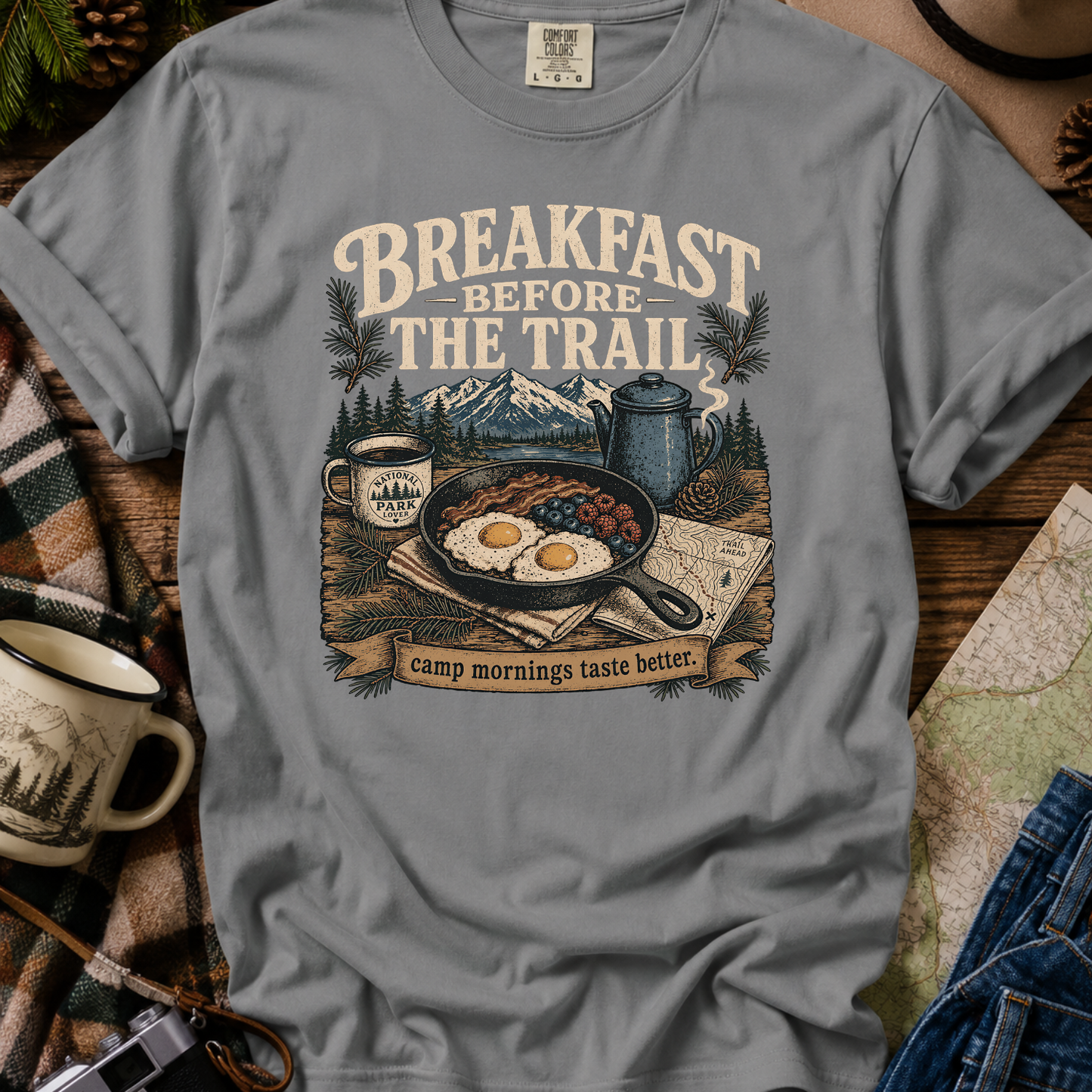 Breakfast Before the Trail T-Shirt