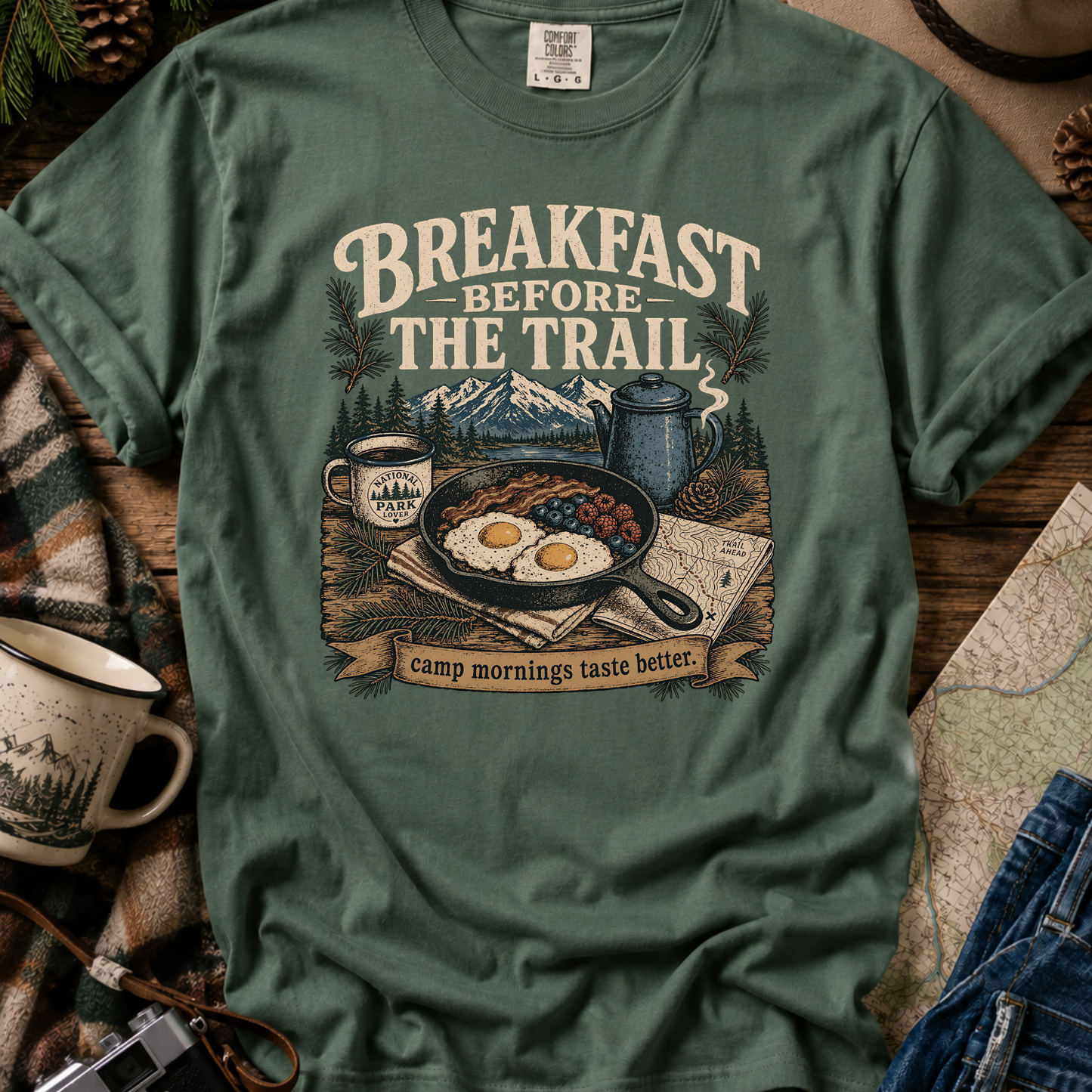 Breakfast Before the Trail T-Shirt