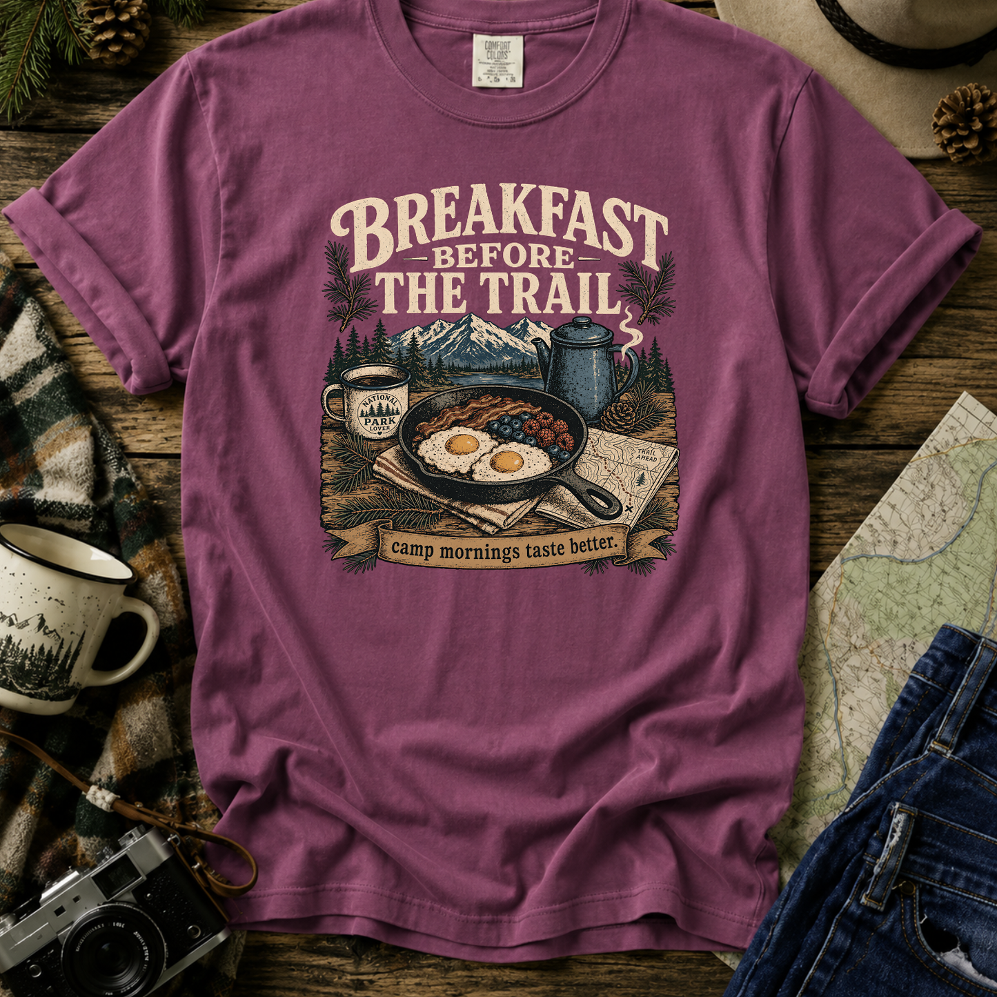Breakfast Before the Trail T-Shirt
