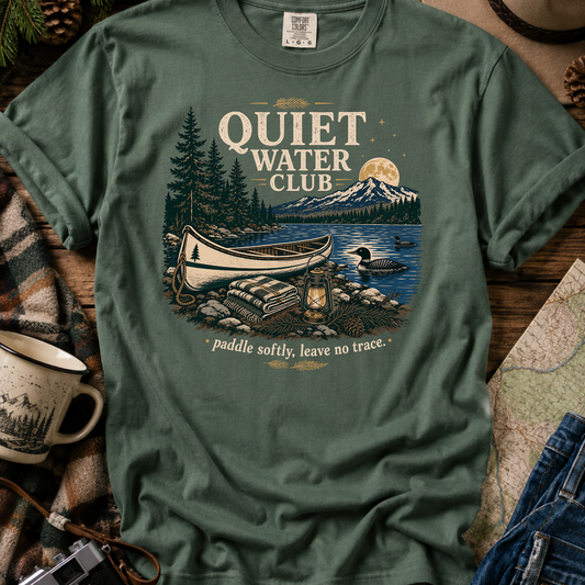 Quiet Water Club Canoe T-Shirt