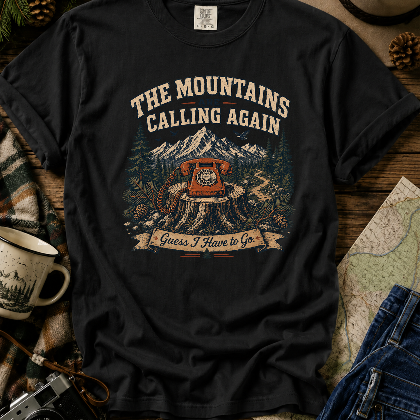 The Mountains Are Calling T‑Shirt