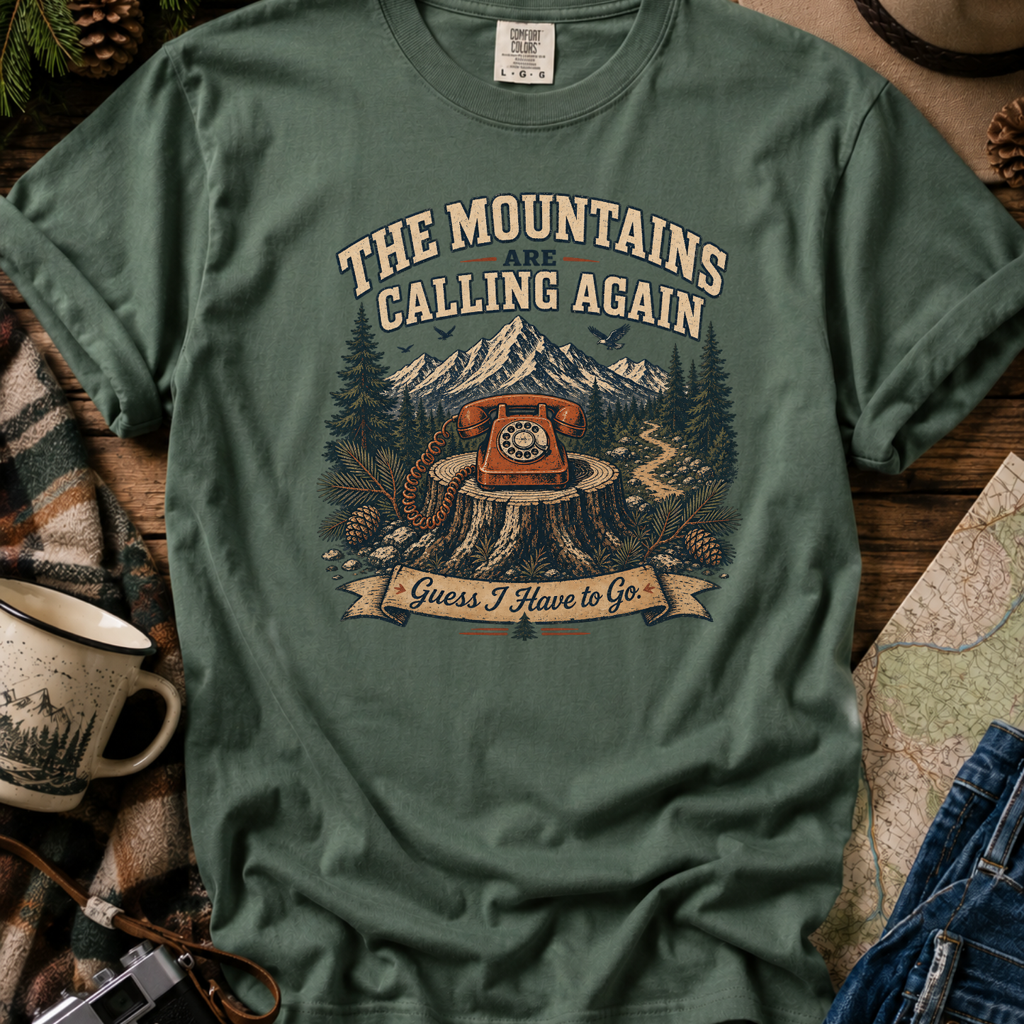 The Mountains Are Calling T‑Shirt