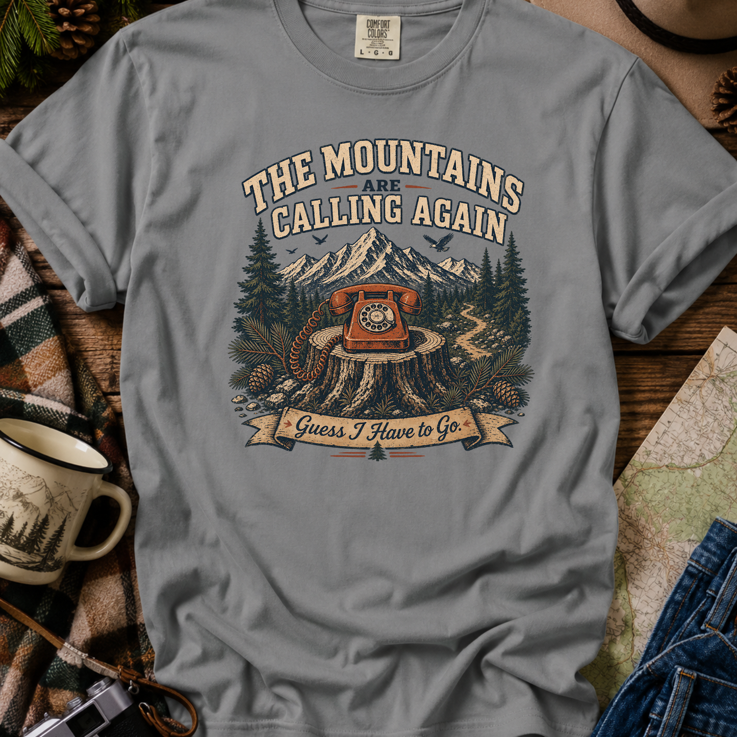 The Mountains Are Calling T‑Shirt