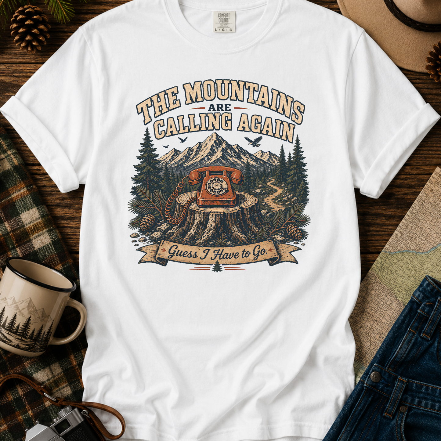 The Mountains Are Calling T‑Shirt