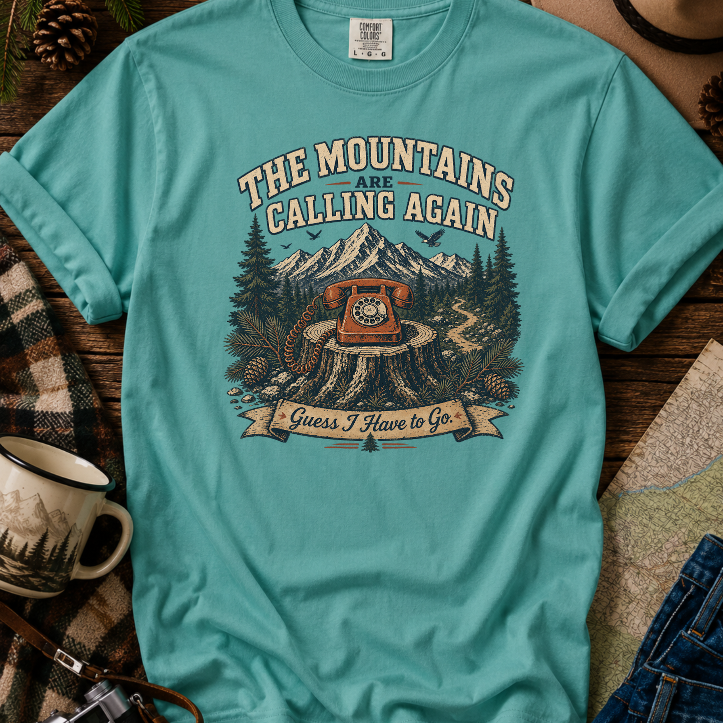 The Mountains Are Calling T‑Shirt