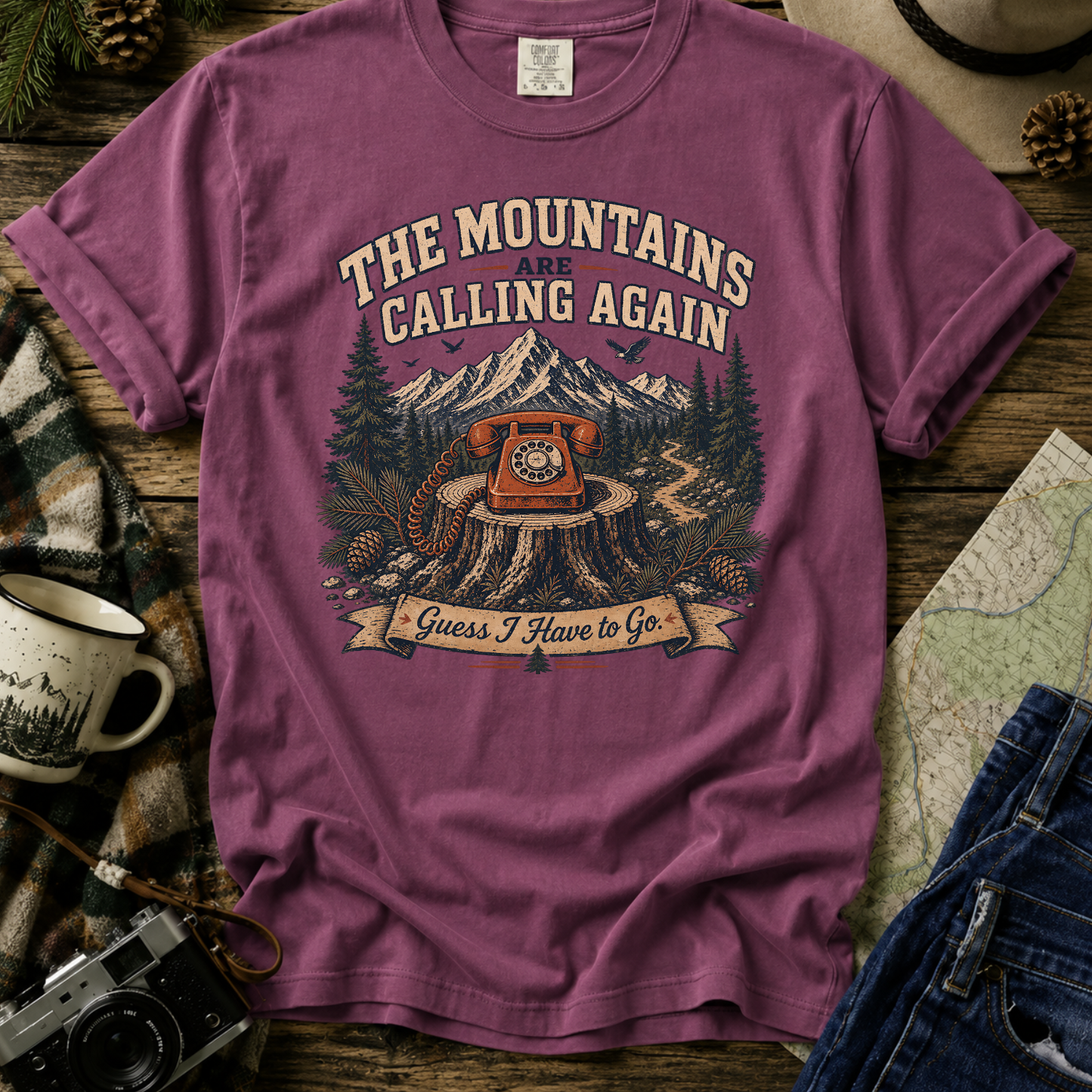The Mountains Are Calling T‑Shirt