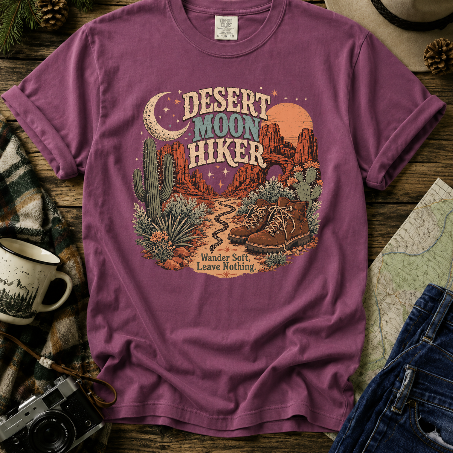 Desert Moon Hiker T-Shirt