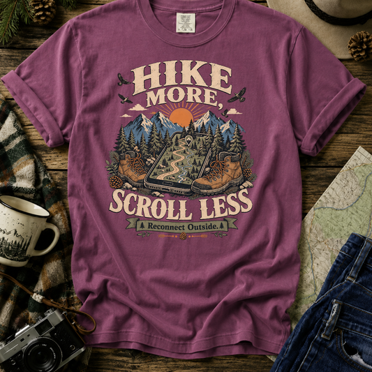 Hike More Scroll Less T-Shirt