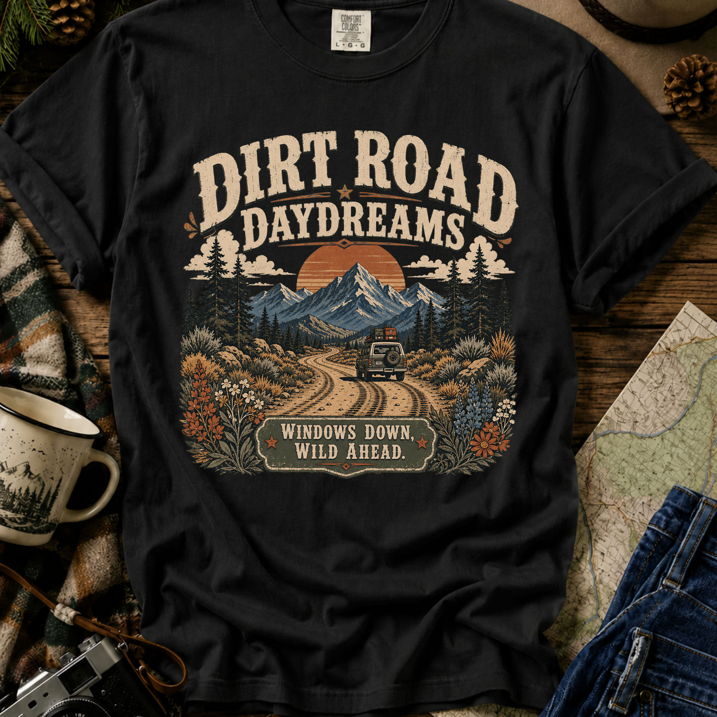Dirt Road Daydreams Graphic T-Shirt