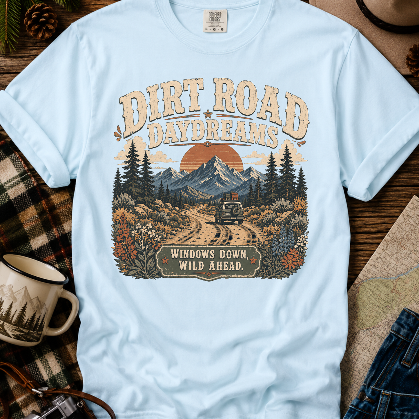Dirt Road Daydreams Graphic T-Shirt
