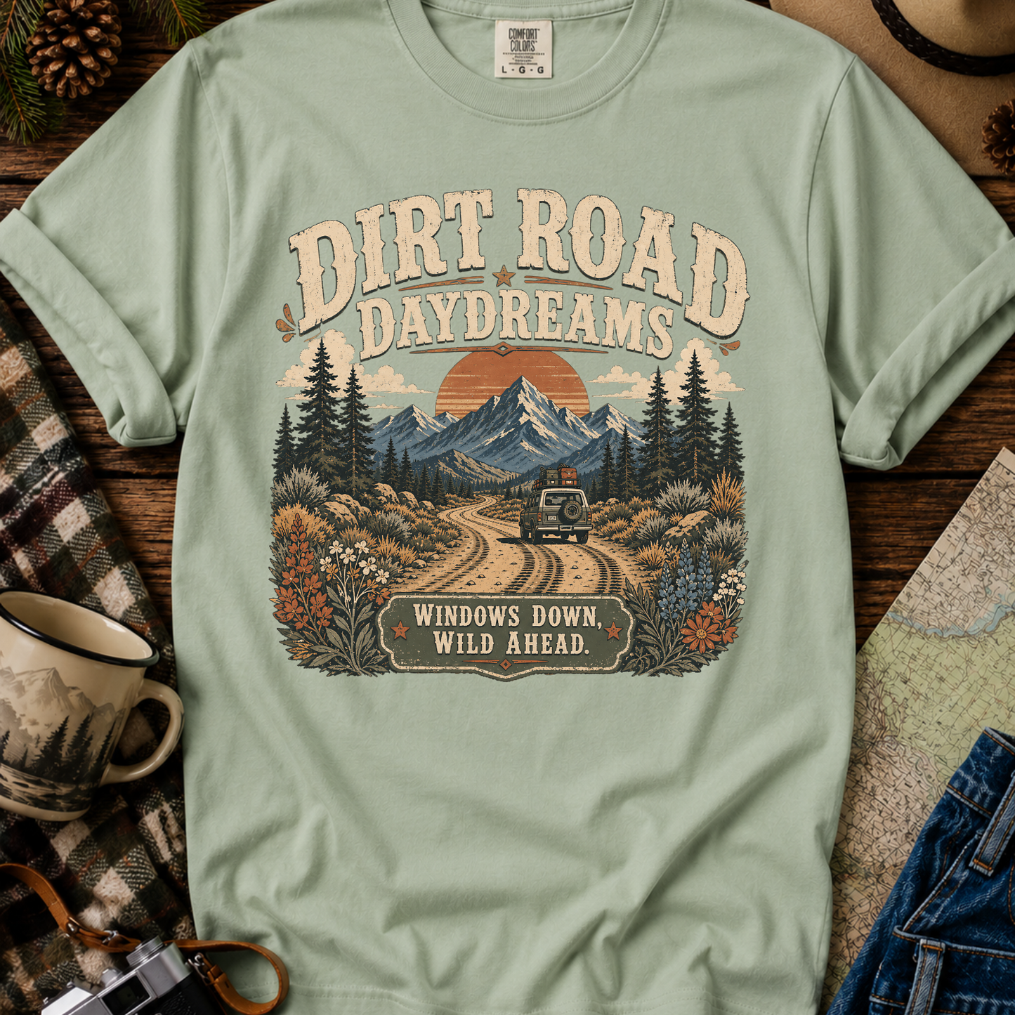 Dirt Road Daydreams Graphic T-Shirt