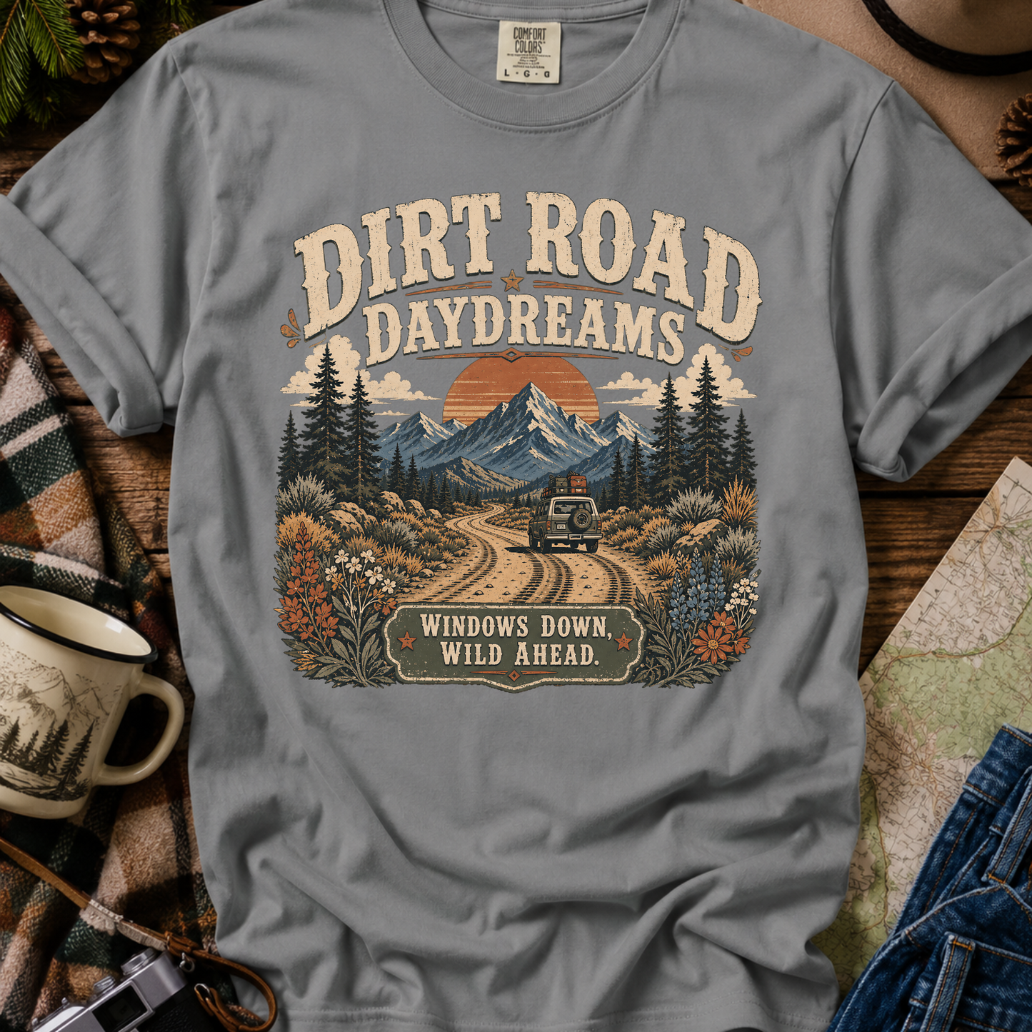 Dirt Road Daydreams Graphic T-Shirt