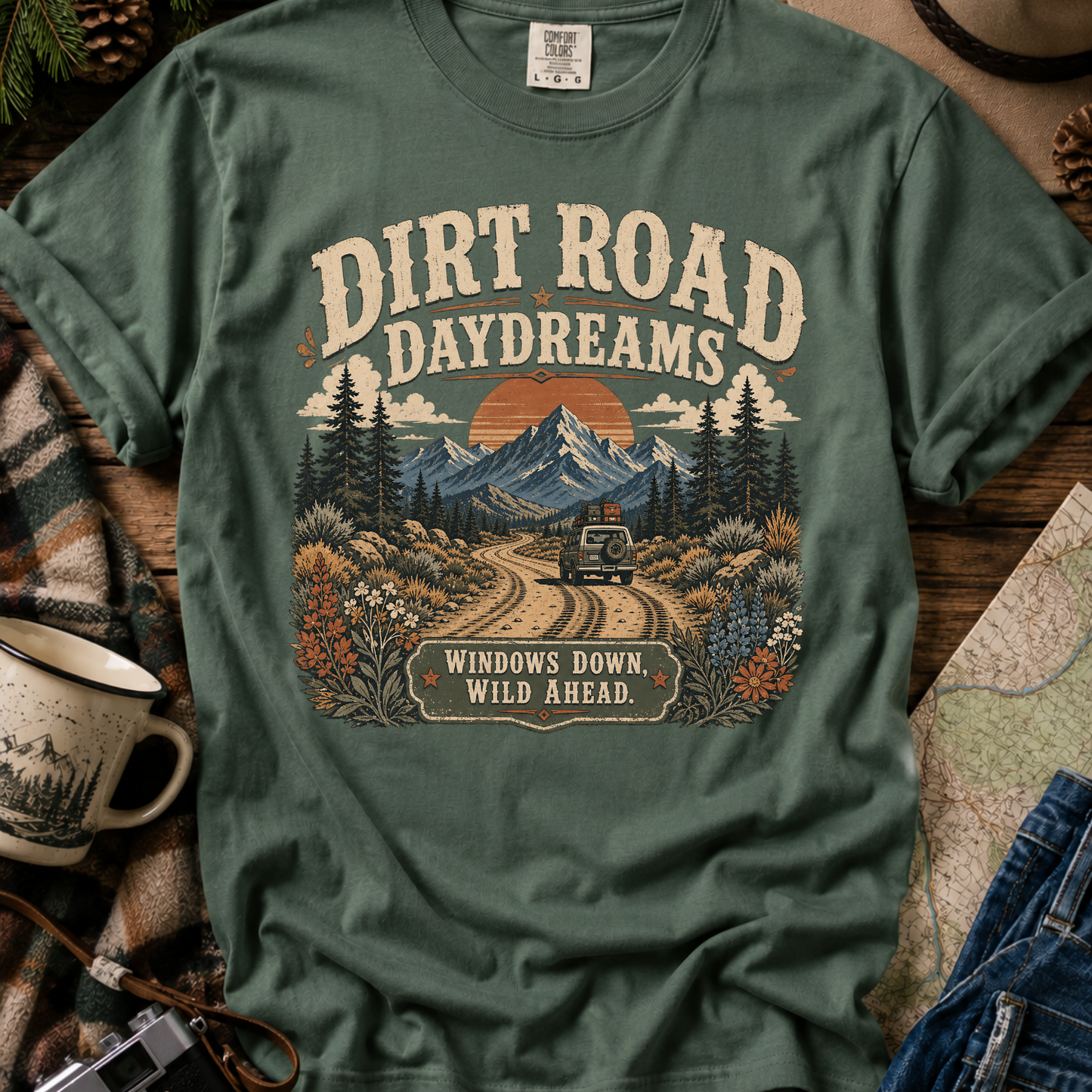 Dirt Road Daydreams Graphic T-Shirt