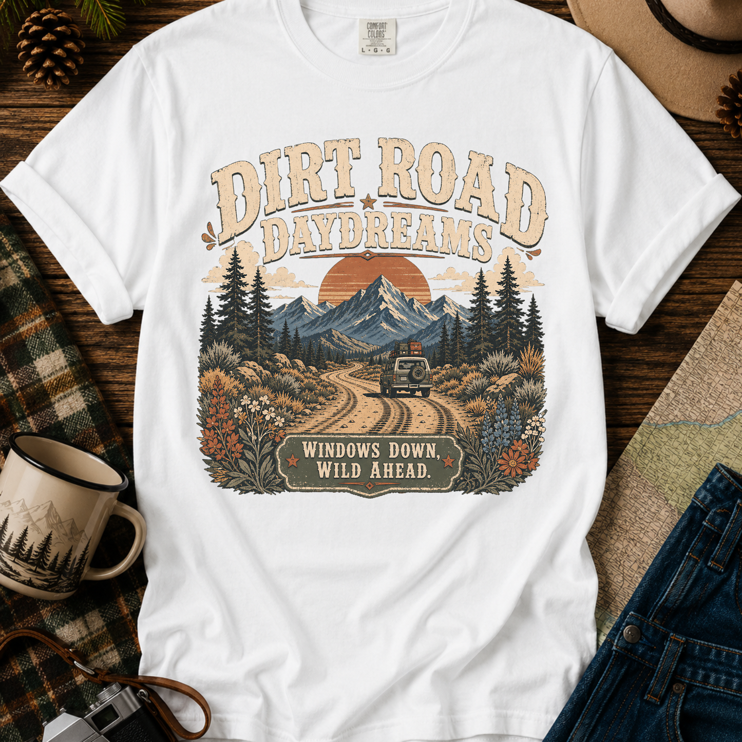 Dirt Road Daydreams Graphic T-Shirt