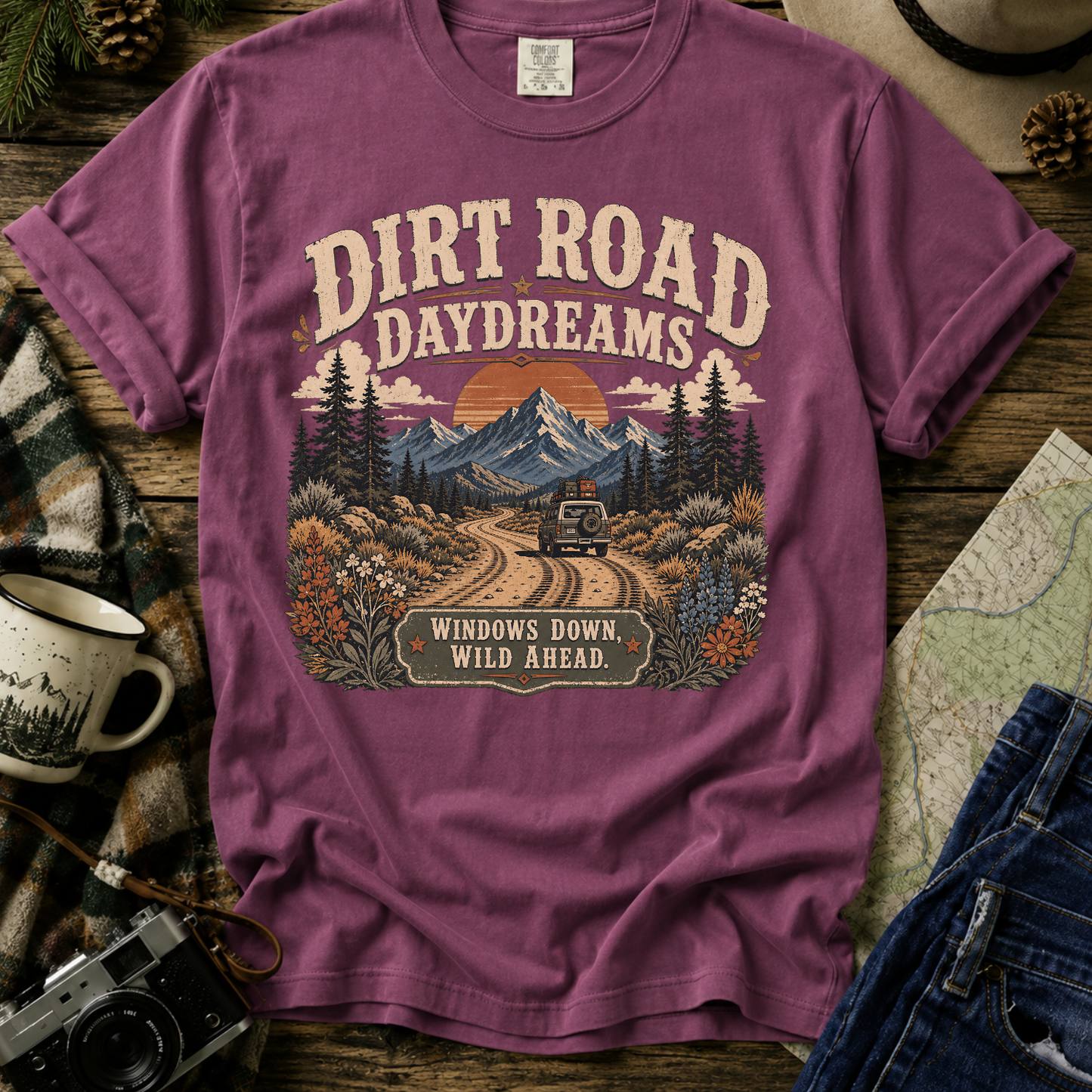 Dirt Road Daydreams Graphic T-Shirt