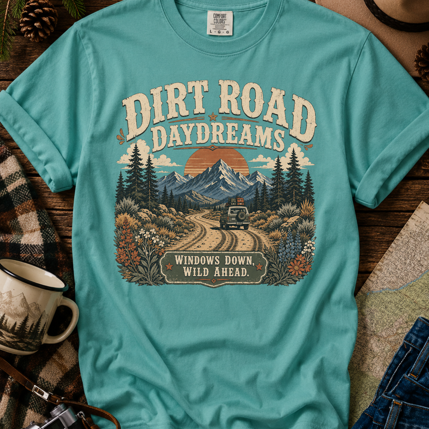 Dirt Road Daydreams Graphic T-Shirt