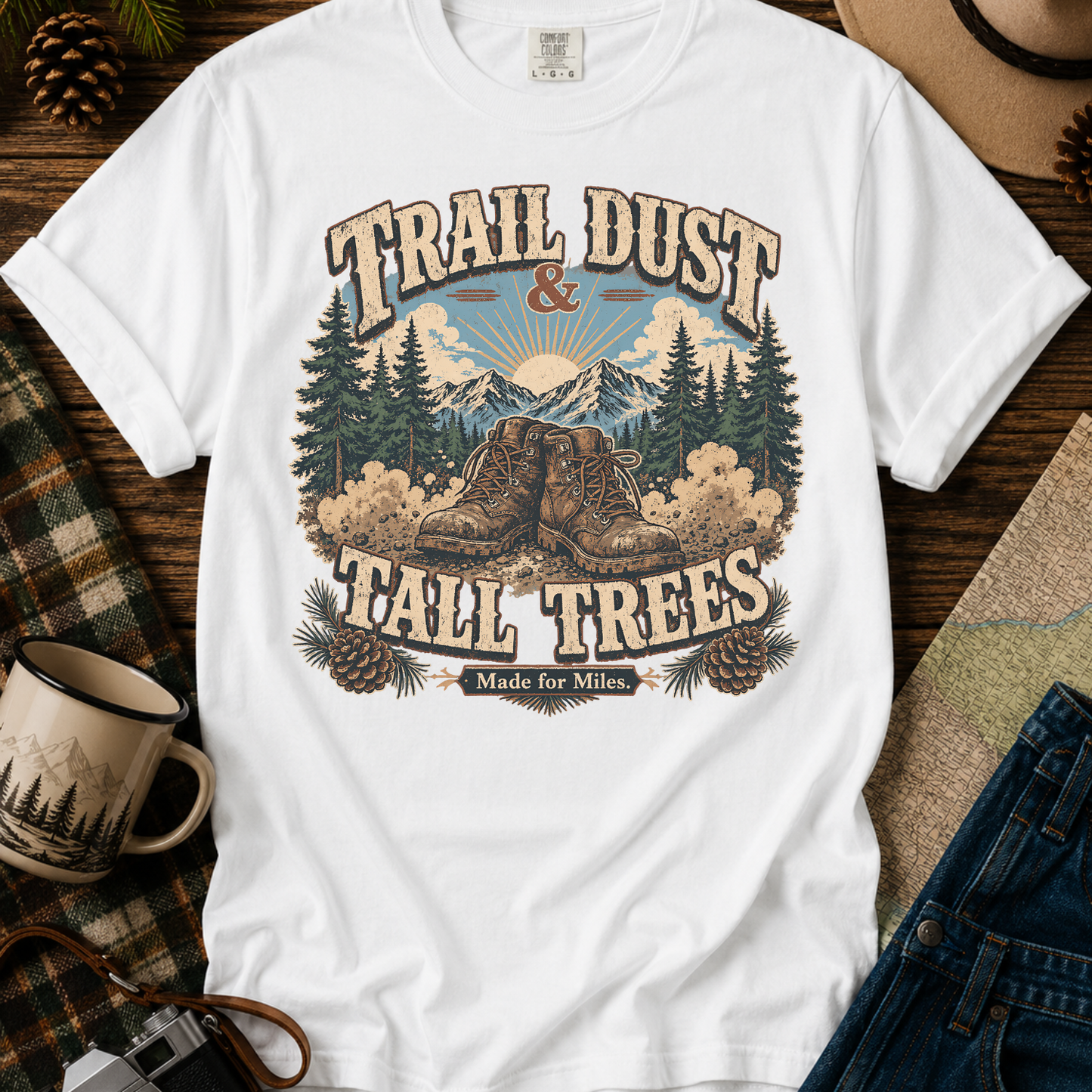 Trail Dust & Tall Trees Graphic T-Shirt
